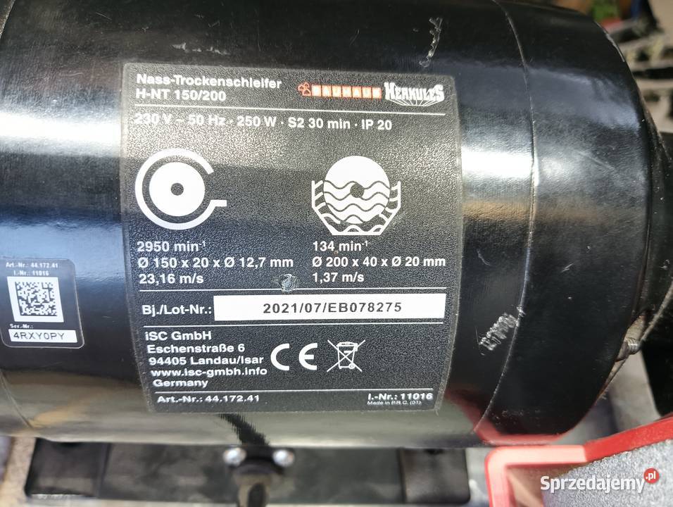 Szlifierka stołowa na mokro 200MM i 150MM 250W Szlifierki stołowe Wałbrzych