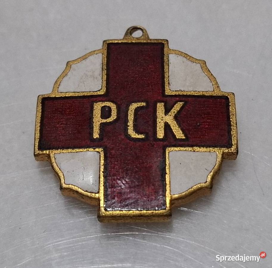 Odznaka PCK 50 długoletnią pracę 1919 1969 22mm Czeladź