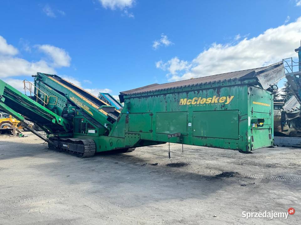 McCloskey S190 3D 2019 Mobilny przesiewacz Kołodziejewo sprzedam