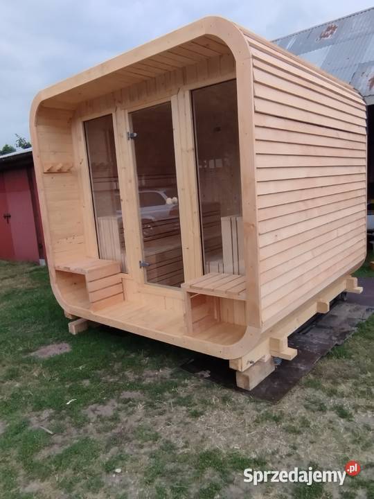 Piękna sauna ogrodowa 46 osobowa sprzedam