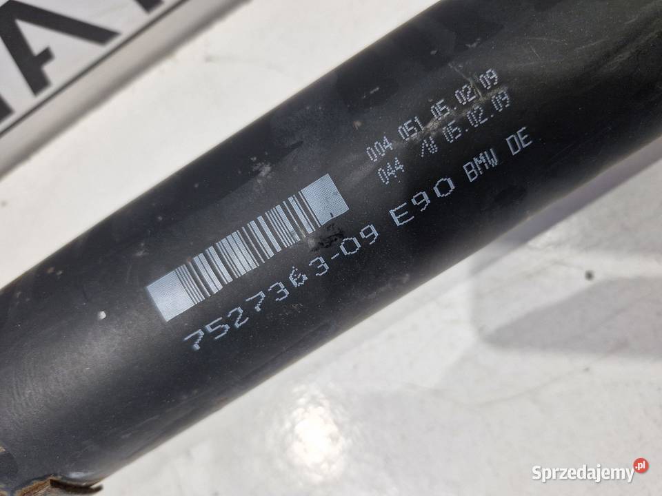 7527363 BMW E90 E91 E92 E93 WAŁ NAPĘDOWY TYŁ Wały napędowe