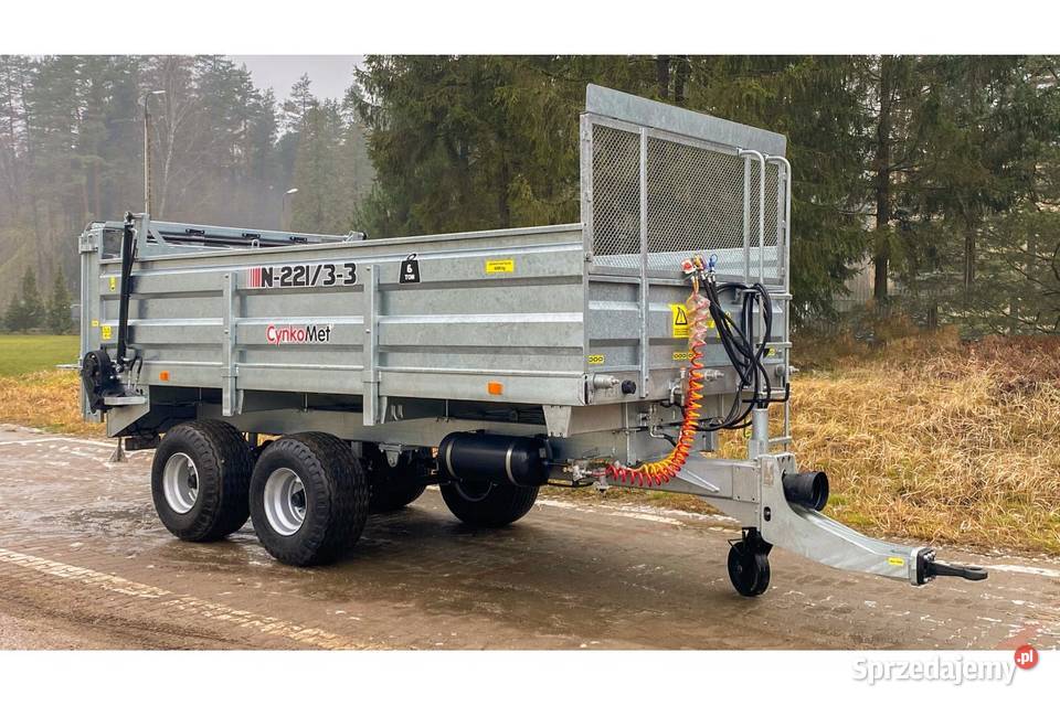 Rozrzutnik obornika tandem rozrzutniki Cynkomet nieuszkodzony Rogóźno