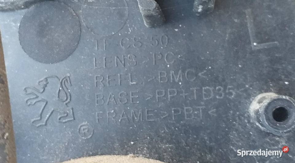 Lampy przednie Peugeot Citystar Wiązowna Kościelna