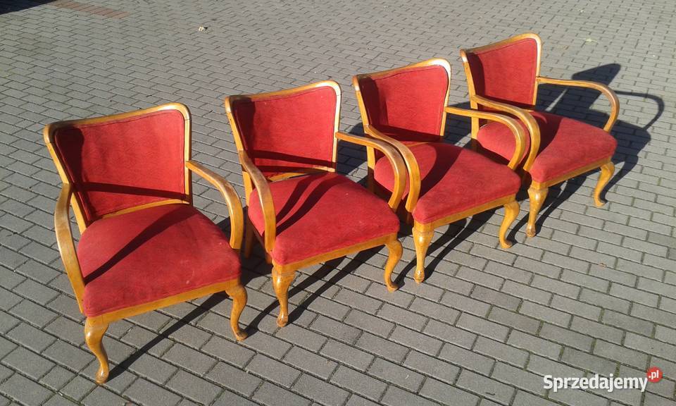 Fotel PRL design Art Deco Ludwik lata 40 50 Gdynia