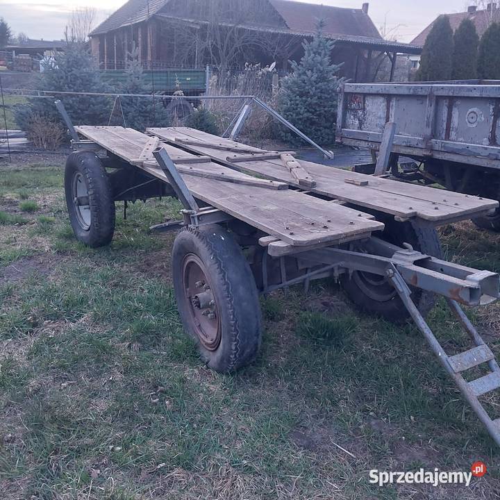 Wóz drewniany 2 Opony Kluczbork sprzedam