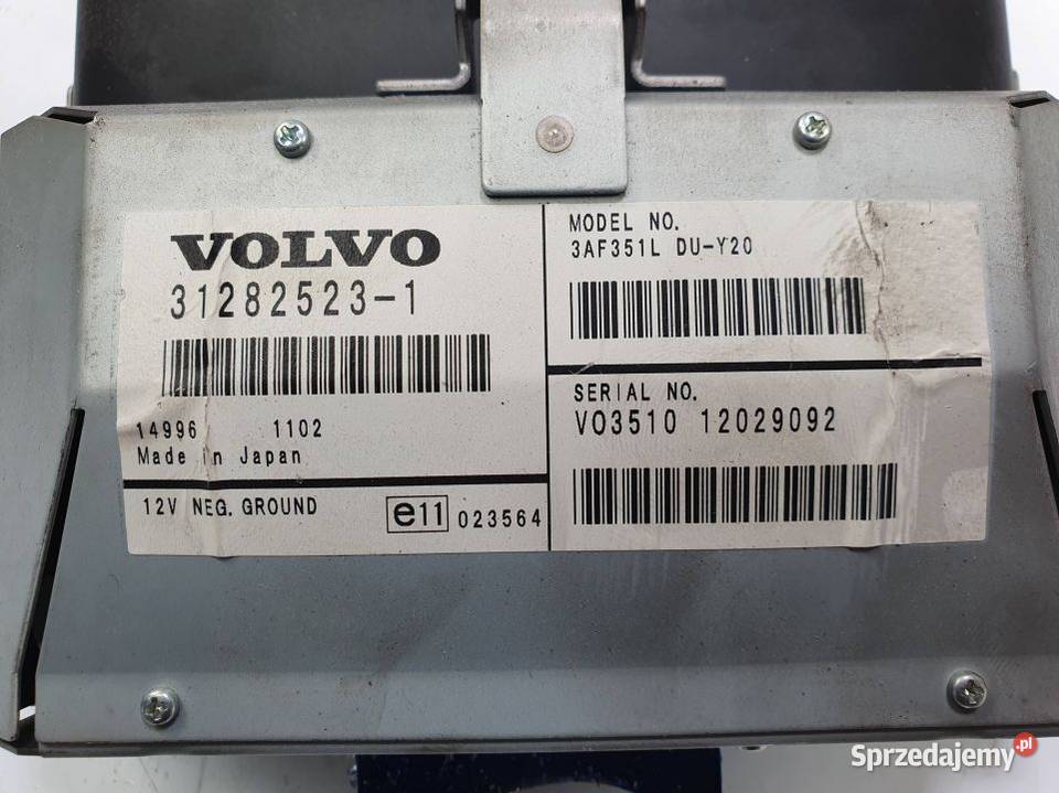 WYŚWIETLACZ WINDA VOLVO S80 312825231 Lipno