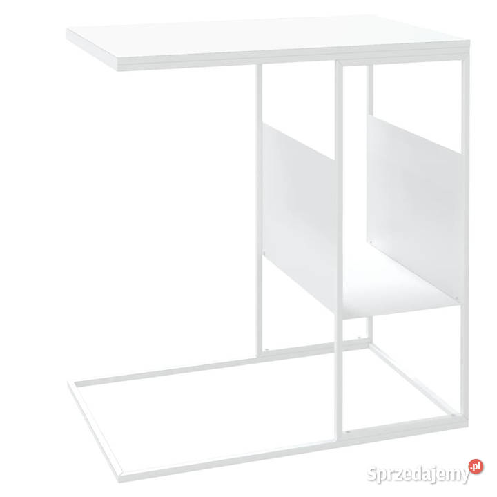 Stolik boczny biały 55x36x595 materiał Warszawa