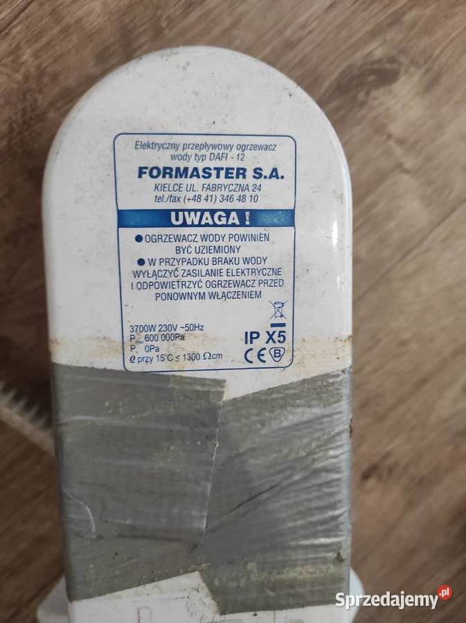 Dafi 12 elektryczny ogrzewacz wody Straszyn
