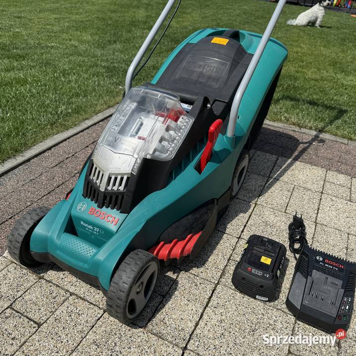 Kosiarka akumulatorowa Bosch Rotak 37Li z koszem