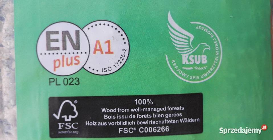 Pellet DANKROS A1 Certyfikat Końskie Kielce Opał