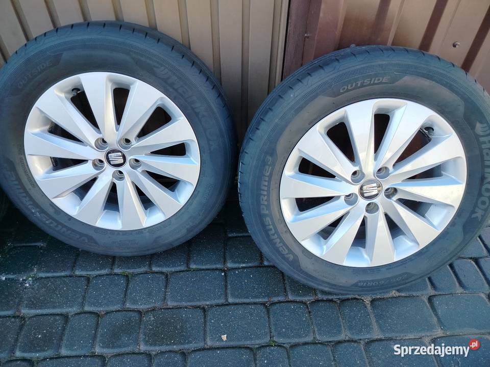 Alufelgi z oponami letnimi Seat aluminiowe Czarna Woda