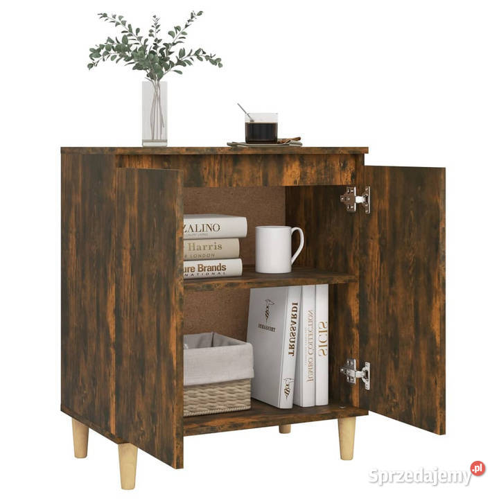 Szafka przydymiony dąb 60x35x70 WM815156 Szafki Warszawa