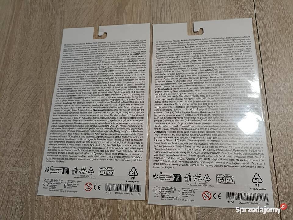 Zestaw naklejek dzieci zwierzątka pomorskie Kwidzyn