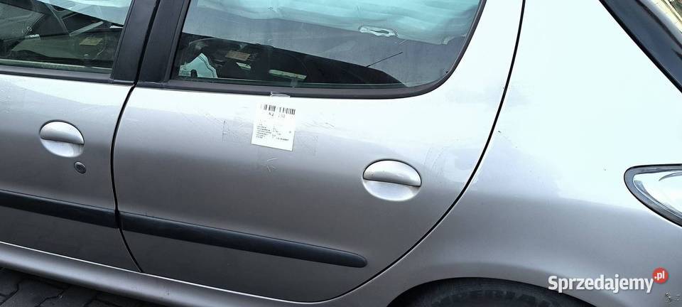 DRZWI LEWE TYŁ PEUGEOT 206 ETS