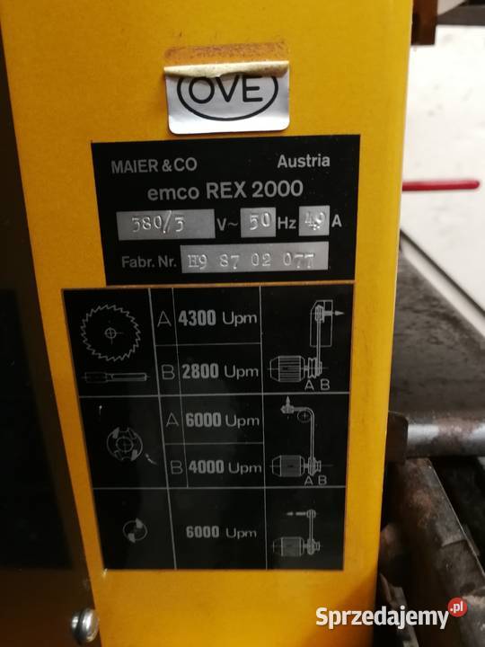 Heblarka grubościówka emco rex 2000 Wiśniowa