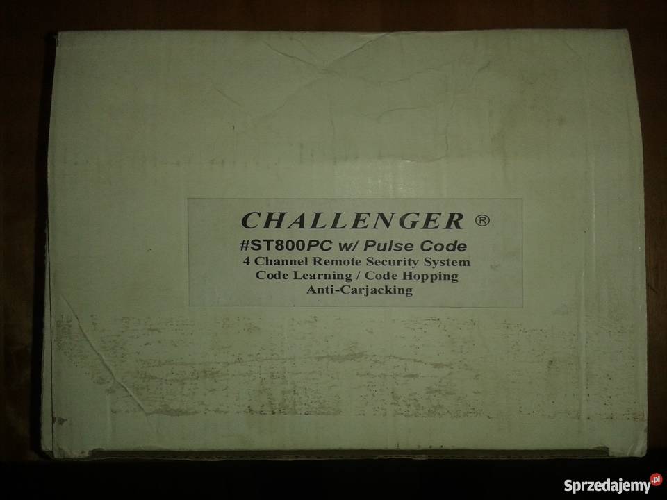 alarm samochodowy challenger st800pc Gdynia