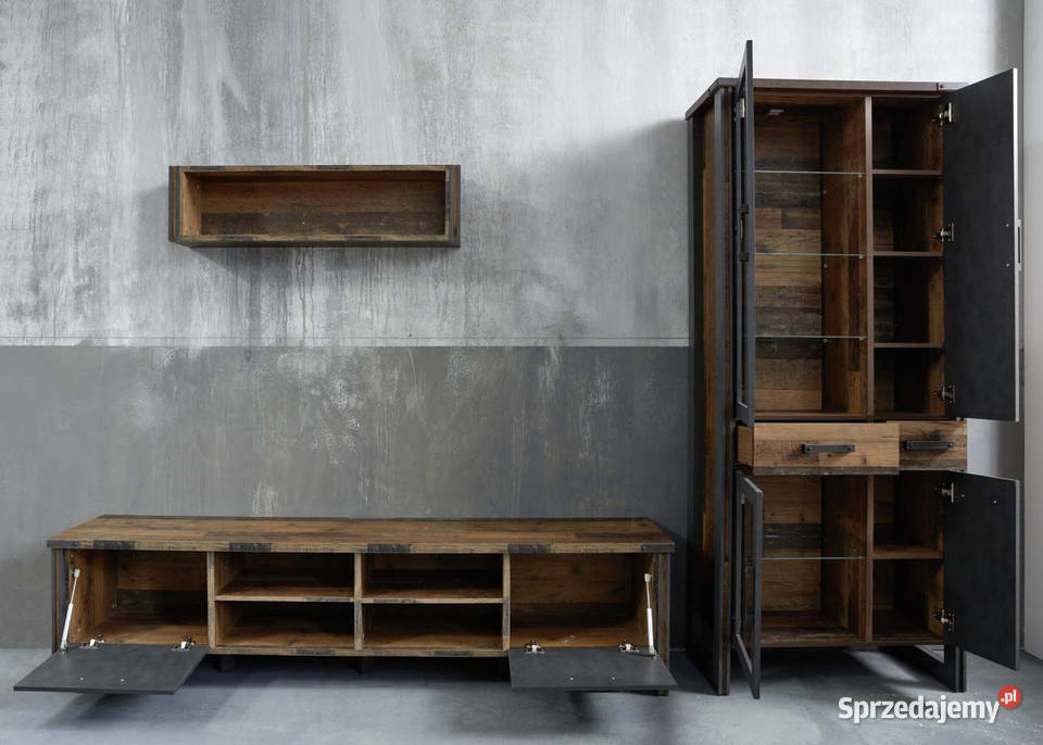 PRISMA witryna salonowa styl industrialny sprzedam
