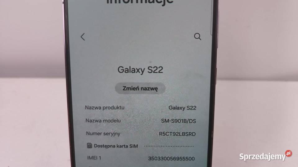 Smartfon SAMSUNG Galaxy S22 5G 8128GB śląskie Katowice sprzedam