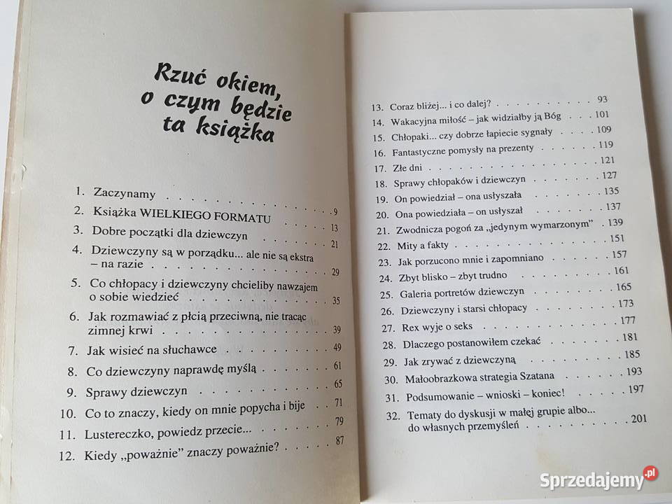 Dziewczyny chłopacy PORADNIK seks miłość Złotniki sprzedam