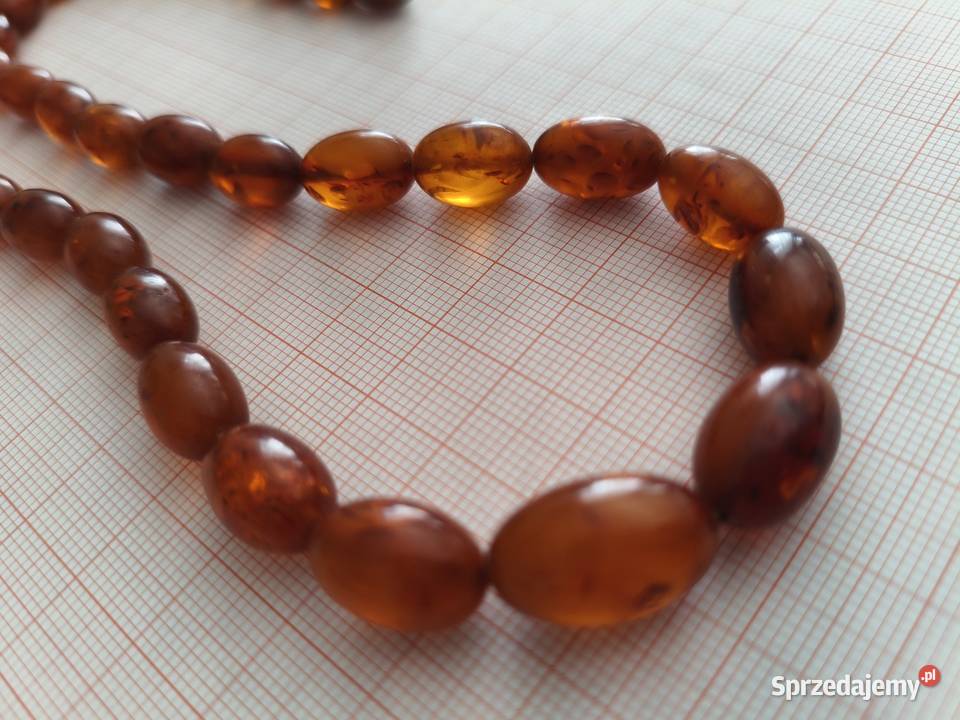 Naszyjnik Bursztyn Oliwki Vintage Białystok