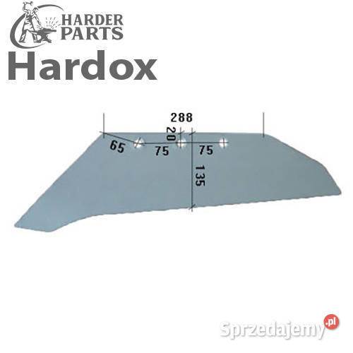 Lemiesz 300hektarów HARDOX SS1190L części do nieuszkodzony