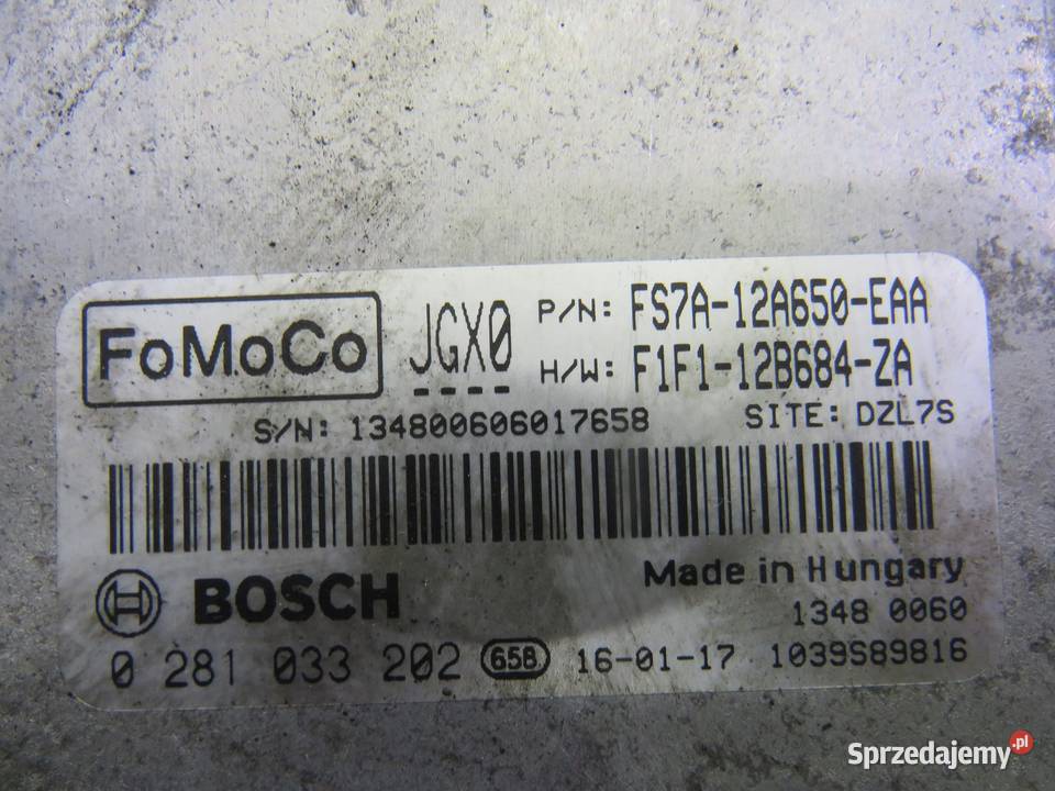 KOMPUTER SILNIKA MONDEO MK5 15 TDCI 0281033202