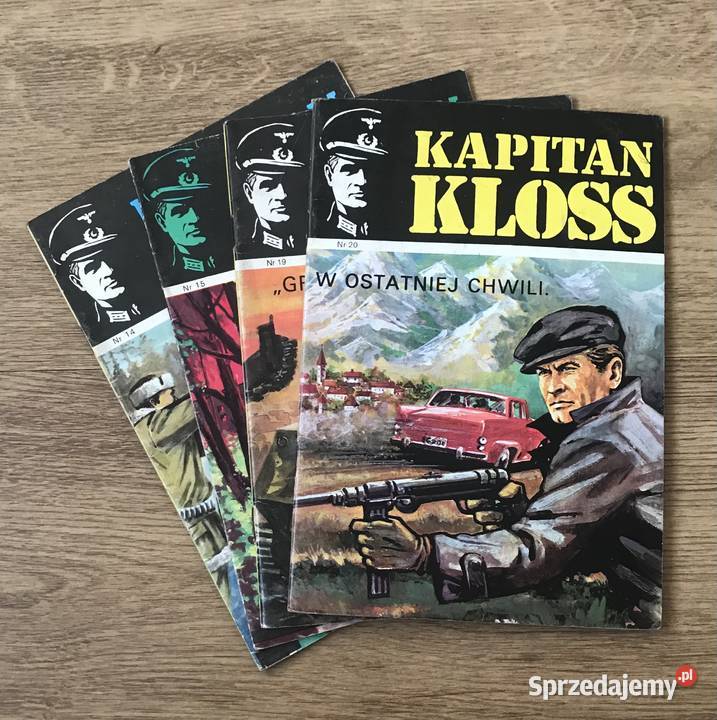 Wybrane zeszyty komiksu Kapitan Kloss Komiksy Dęblin