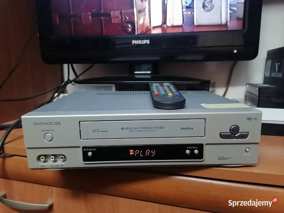 Magnetowid VHS Daewoo SV737 HIFI stereo pilot