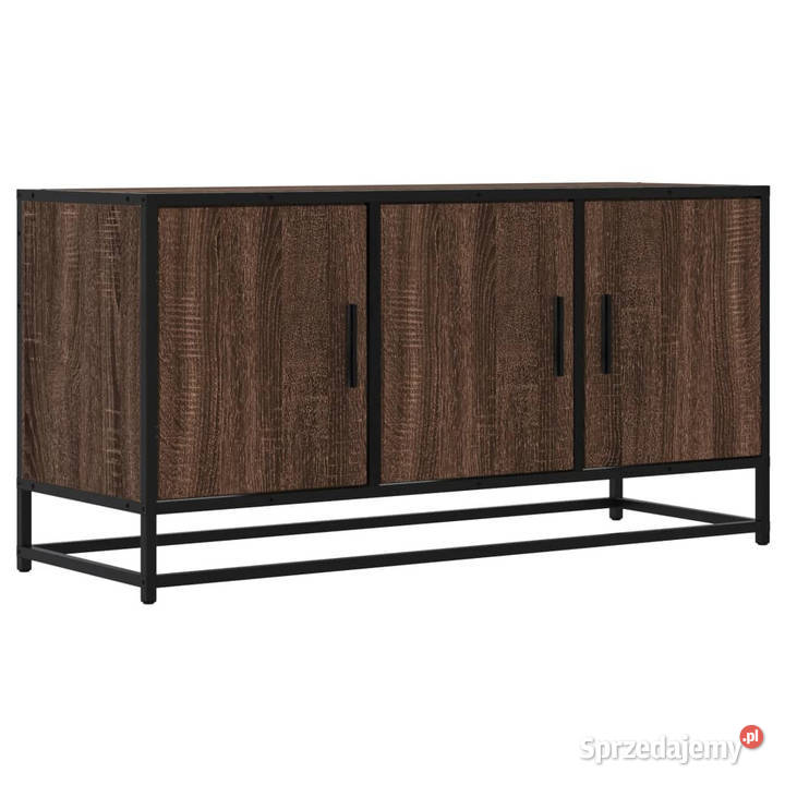 Szafka pod TV brązowy dąb 100x35x50 WM848833 Warszawa