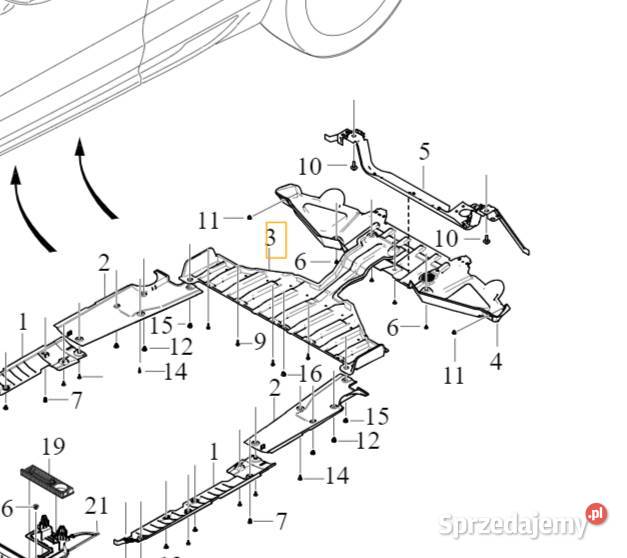 VOLVO C40 EX40 XC40 EV plyta oslona podlogi Bielany Wrocławskie
