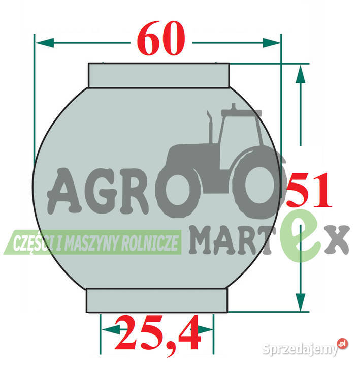 fi25460x51 kat32 KULA ŁĄCZNIKA GÓRNEGO dolnośląskie Wichrów