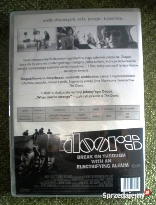 The Doors When Youre Strange płyta DVD Kraków
