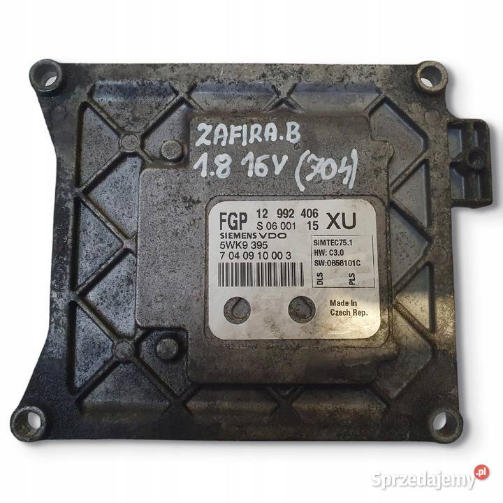 STEROWNIK SILNIKA Opel Zafira B 18 16V 12992406 osobowe Chełm