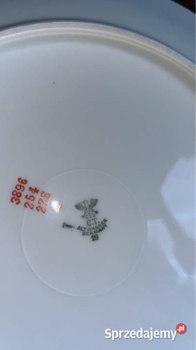 Patera CT Altwasser Germanu 3896 Z 1929 roku Gdańsk