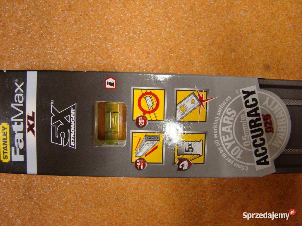 Poziomica STANLEY FATMAX 60 3 libelle Ref 043624 Bielsko-Biała