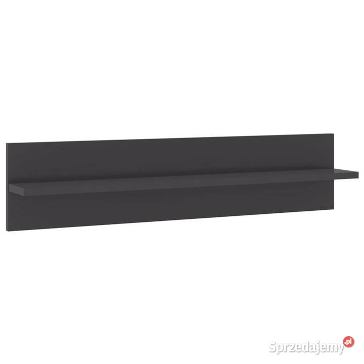 Półki ścienne 4 wysoki połysk szare 80x115x18 sprzedam