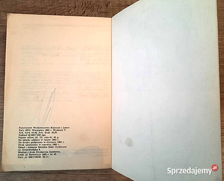 Słownik roślin użytkowych Z Podbielkowski wielkopolskie Ostrów Wielkopolski sprzedam