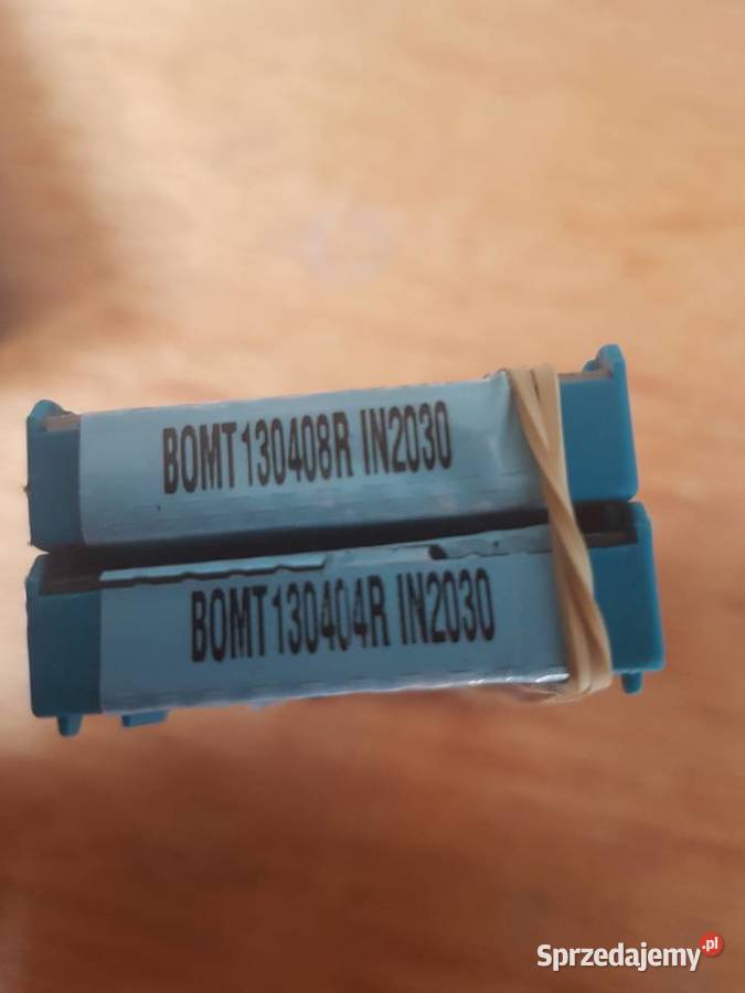 Płytka skrawająca ingersoll BOMT130408R IN2030 Gliwice