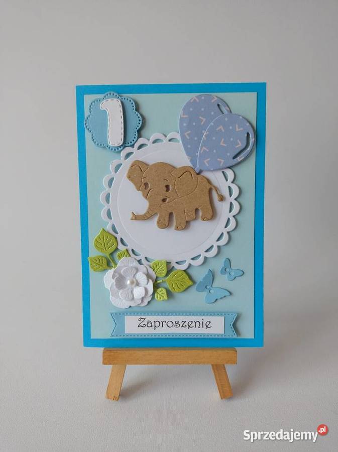 ZAPROSZENIA URODZINYROCZEK WZ6 C6 Rękodzieło wielkopolskie Poznań