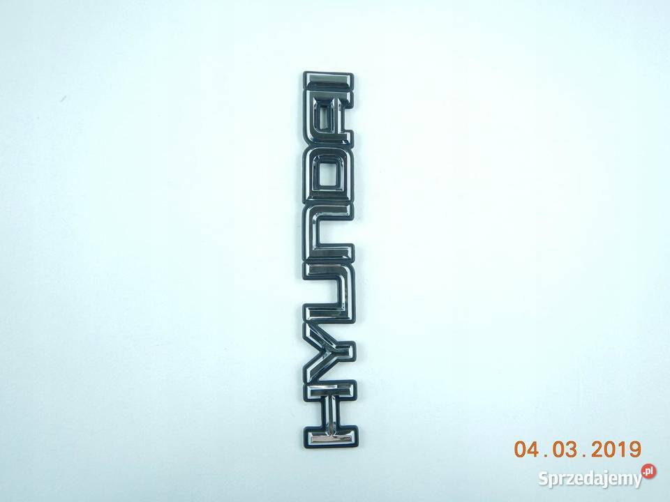 EMBLEMAT ZNACZEK KLAPY TYŁ HYUNDAI SONATA 8893 Pozostałe
