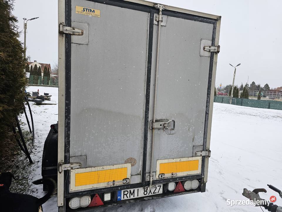Przyczepa Stim kontener DMC 2000 2 osie podkarpackie Tarnobrzeg