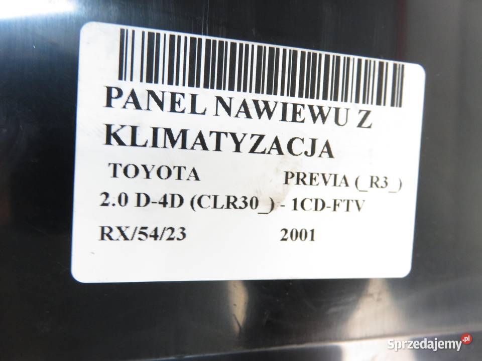KLIMATRONIK TOYOTA PREVIA R3 559002J130