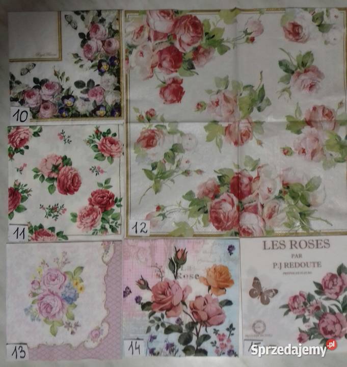 Serwetki decoupage dziewczynki kwiaty ornamenty Laskowiec