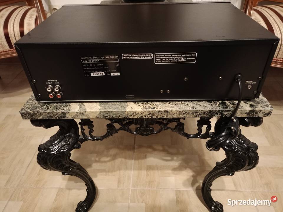 Zestaw Deck i Tuner SIEMENS Vintage