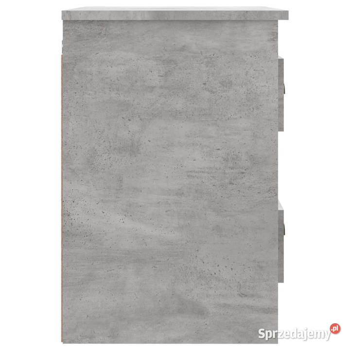 Wisząca szafka nocna szarość betonu 415x36x53 mazowieckie