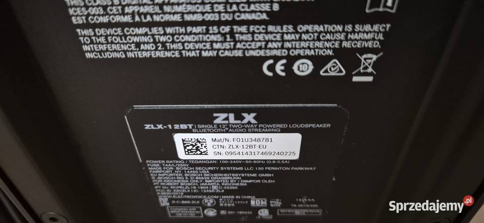 Electro voice EV ZLX 12BT kolumny aktywne Konin