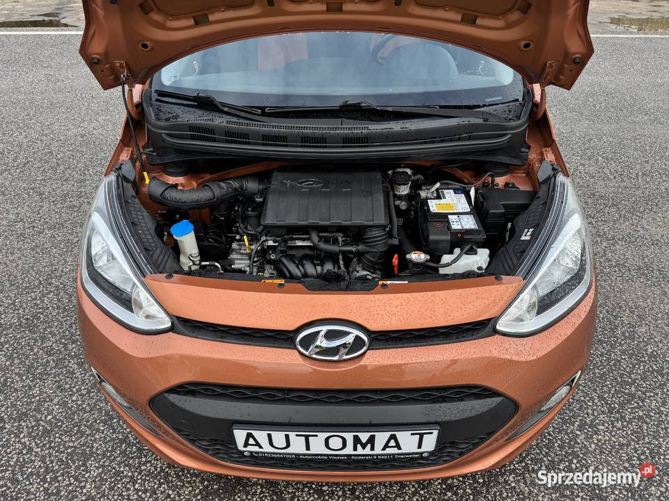 Hyundai i10 BENZYNA Automat Ledy Klimatyzacja 101000km i10 wielkopolskie