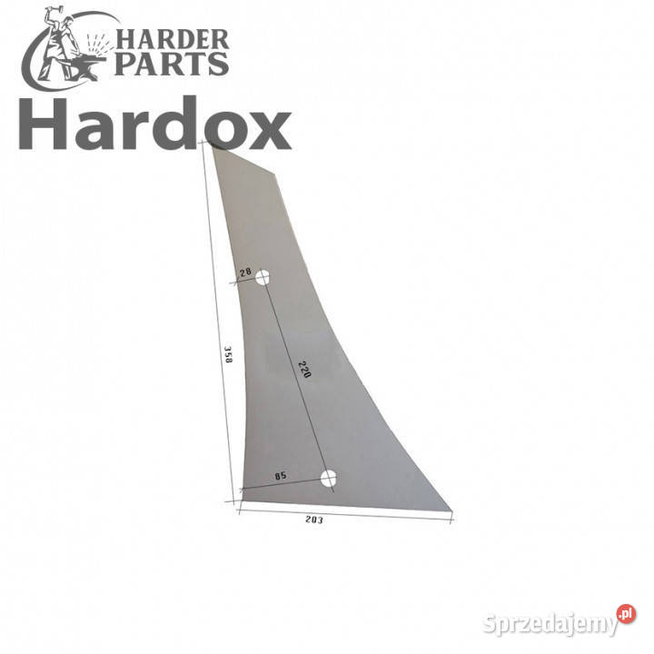 Pierś HARDOX 5 części do pługa STALTECH Suwałki sprzedam