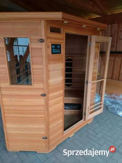 Sauna narożna Kabina infrared podczerwień 220v