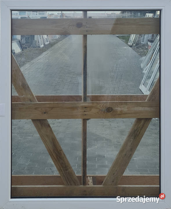 OKNA KacprzaK Witryna 99X123 FIX Używany PCV